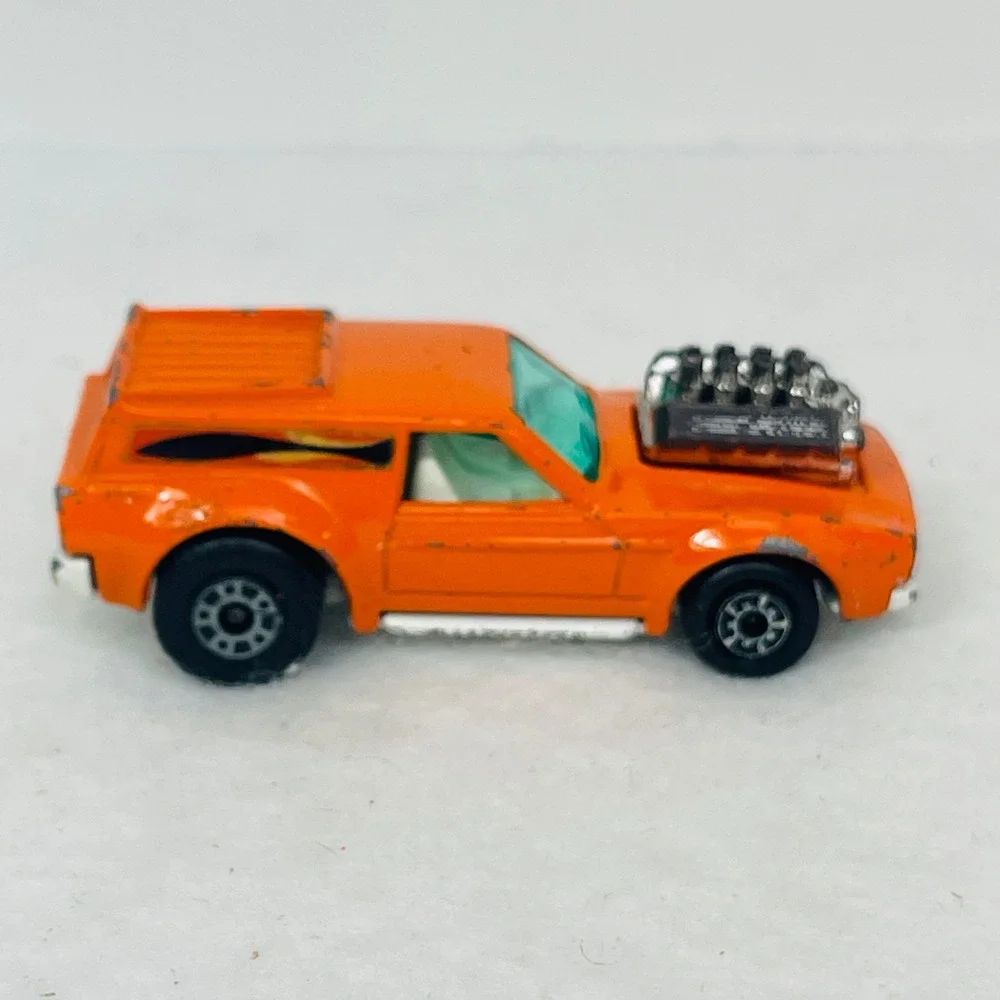 Vtg 1975 Matchbox Superfast No 34 Vantastic Orange Diecast Car Lesney England